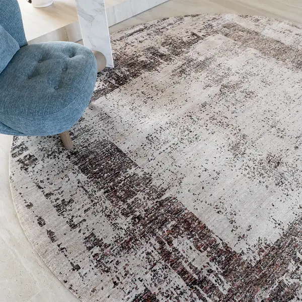 Modern Abstract Rustic Beige Carpet