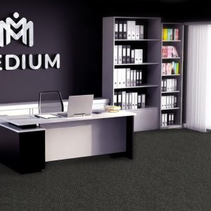Black Wall to Wall Carpet