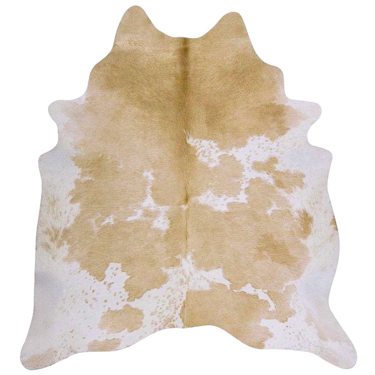 Palomino and White Brazilian Cowhide Rug XL - Image 2