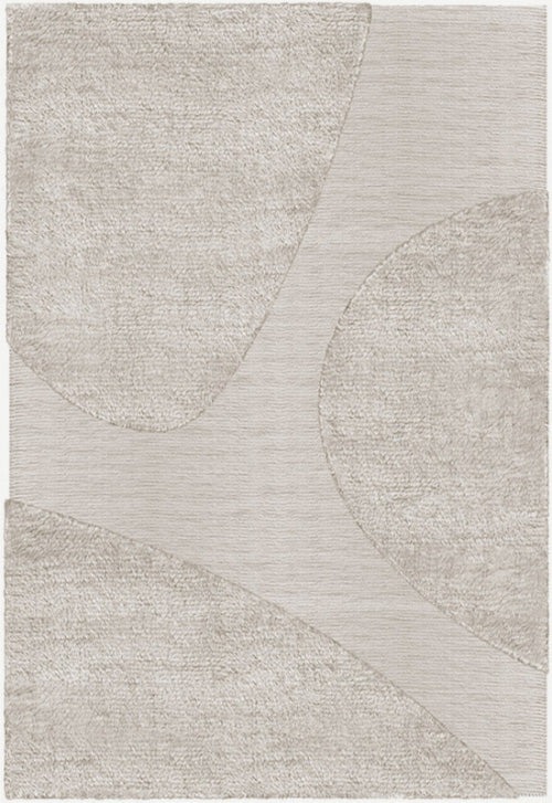 Sand Melange Shaggy Rugs - Image 2