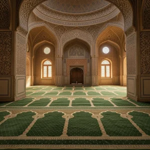 Madina Green Mosque Carpets
