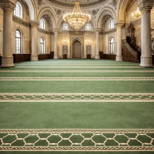 Olive Green Masjid Carpets
